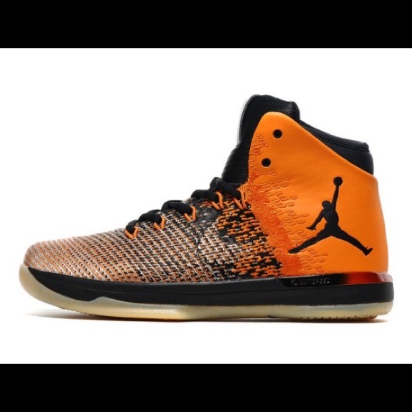Orange and black “shattered backboard” Jordan 31’s - Picture 3 of 3